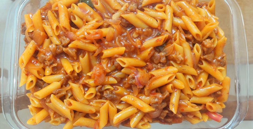 Mutton Sauce Pasta